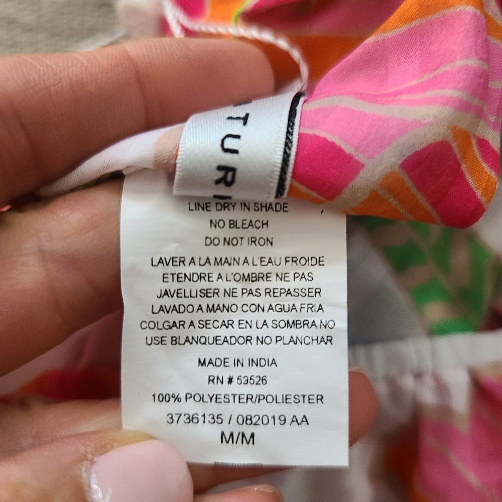 Trina Turk Poppy High Neck Cover Up Dress Sz Medium - Picture 10 of 10
